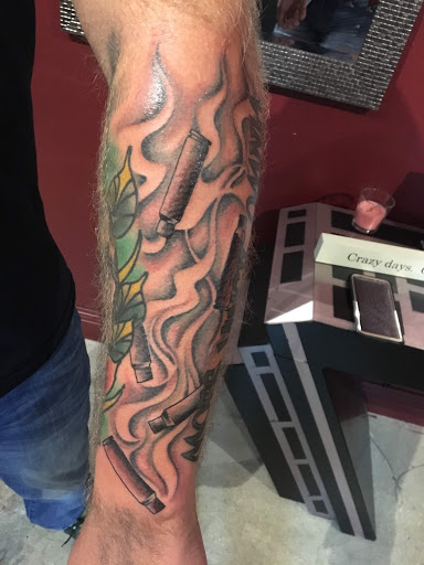 Explore american flag tattoo ideas for guys, creative tattoo ideas in Cape Coral, available at UNRIVALED INK