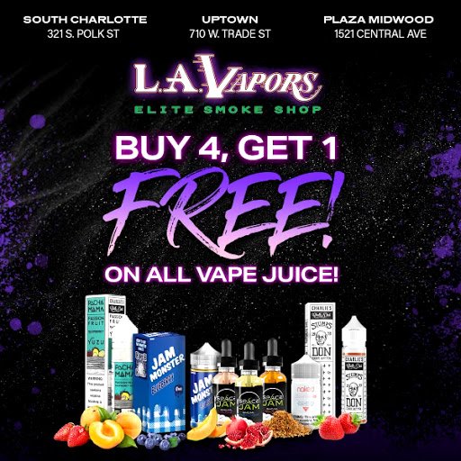 Tobacco Shop «LA Vapors Elite Smoke Shop», reviews and photos, 321 S Polk St #2e, Pineville, NC 28134, USA