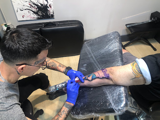 Explore womens leg sleeve tattoo ideas, creative tattoo ideas in Fort Wayne, available at Grade A Tattoos and Body Piercing