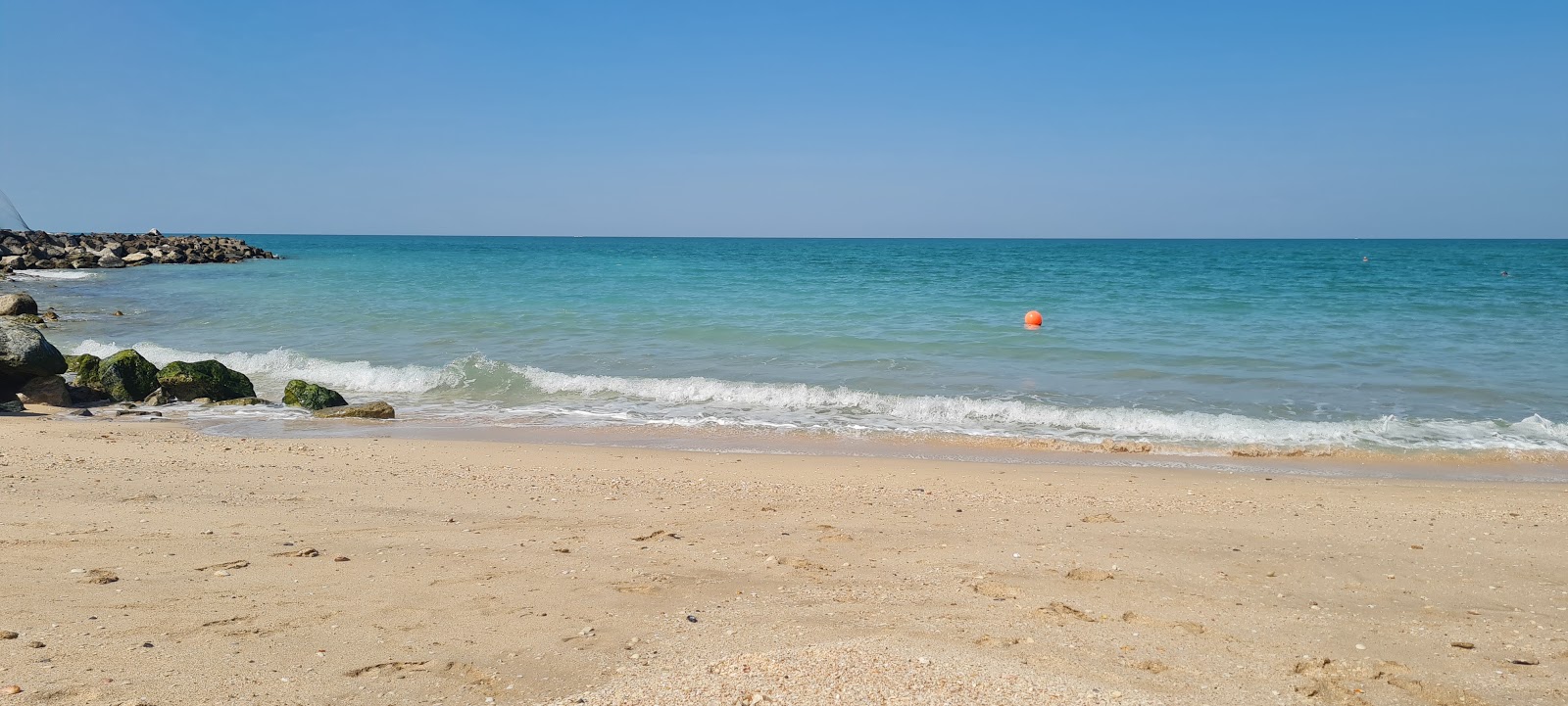Foto von Al Jazeerah beach wilde gegend
