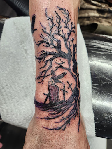 Explore tattoo ideas inner bicep, creative tattoo ideas in Pittsfield, available at Detail and Color Tattoo