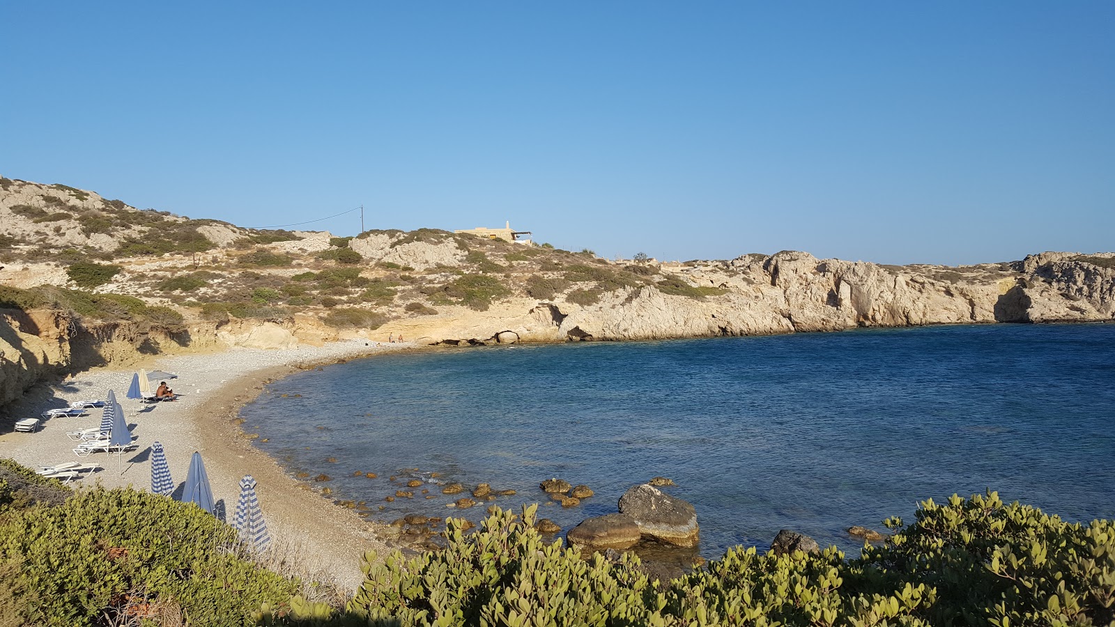 Zdjęcie Fokia beach z poziomem czystości wysoki