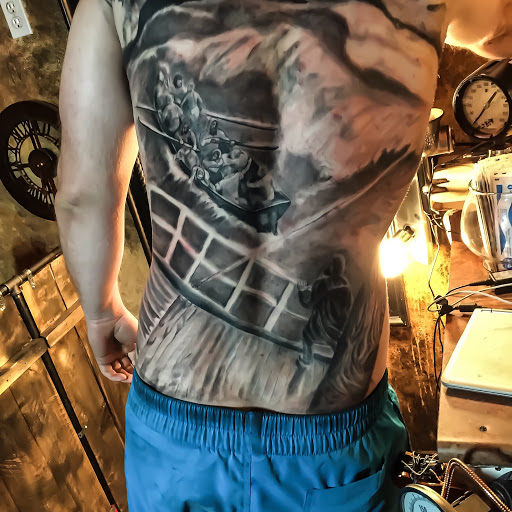 Explore small thigh tattoo ideas, creative tattoo ideas in Ferndale, available at Made 2 Create Inkworks