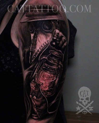 Explore filler ideas for tattoos, creative tattoo ideas in Addison, available at Cat Tattoo