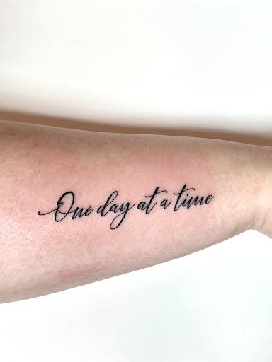 Explore flower name tattoo ideas, creative tattoo ideas in Lafayette, available at Syzygy tattoo