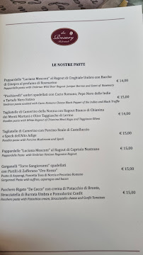 RISTORANTE DA ROSARY à Colvalenza menu