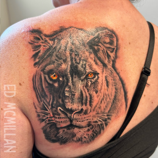 Explore women tattoo ideas back, creative tattoo ideas in Bridgeport, available at Pike Street Studios Tattoo and Body Piercing