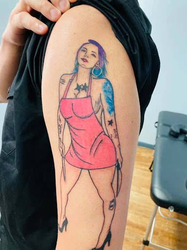 Explore tattoo filler ideas for a woman, creative tattoo ideas in Hudson, available at Twisted Canvas Tattoo and Art Studio