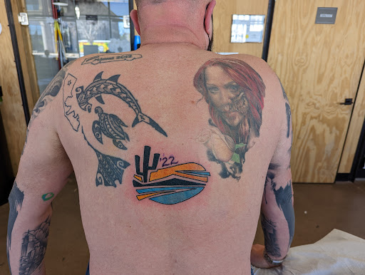 Explore death before dishonor tattoo ideas, creative tattoo ideas in Phoenix, available at Golden Rule Tattoo Camelback