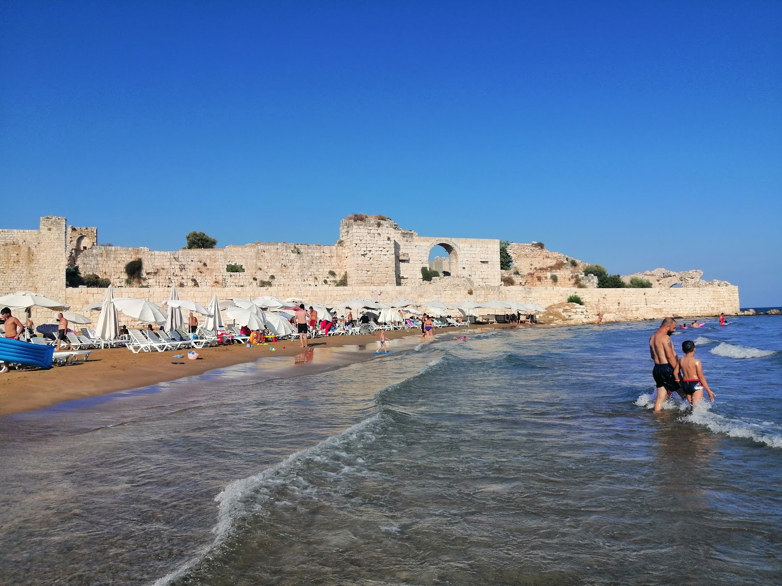 Photo of Korykos beach with very clean level of cleanliness