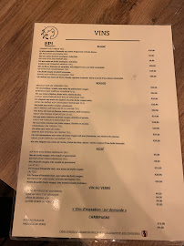 Epi Restaurant à Levallois-Perret carte