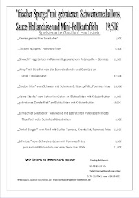 Carte du Gasthof Hochstein à Meschede