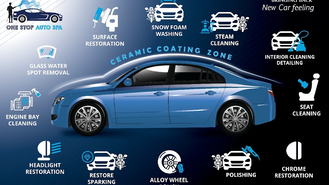 ONE STOP AUTO SPA- Premium Car wash| Car polishing | Ceramic coating 9H 10H| Teflon coating|Car scanning |Multibrand Car servicing in Kolkata