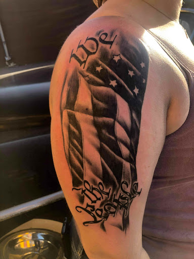 Explore bum cheek tattoo ideas, creative tattoo ideas in Minocqua, available at Family Tradition Tattoo Co.