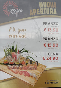 Menu / carte de Sushi YoYo Padova à Padova