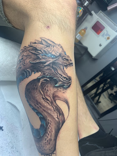 Explore silver line tattoo ideas, creative tattoo ideas in San Antonio, available at Ink & Iron Tattoos & Piercings