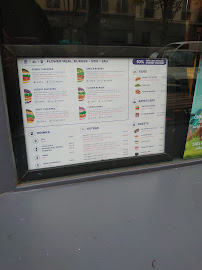 Flower Burger à Marseille menu