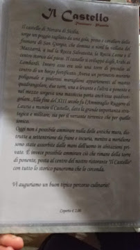 Ristorante Pizzeria Il Castello à Novara di Sicilia menu