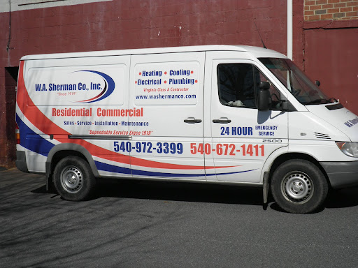 HVAC Contractor «W.A. Sherman Company», reviews and photos, 229 E Church St, Orange, VA 22960, USA