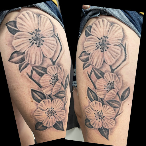 Explore bear tattoos ideas, creative tattoo ideas in Oak Forest, available at Peace Of Art Tattoo And Art Studio