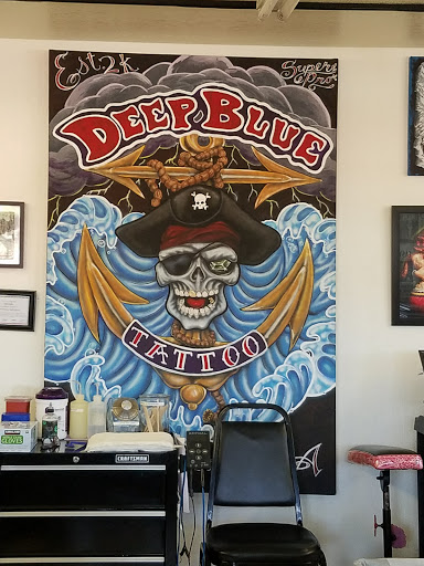 Deep Blue Tattoo & Piercing, 1328 W Grand Ave, Grover Beach, CA 93433, USA, 