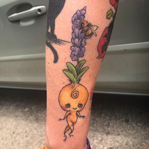 Explore small moon tattoo ideas, creative tattoo ideas in Mason, available at Every Body Tattoo