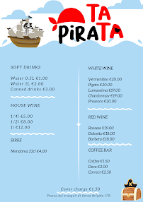 Carte du Tata Pirata à Genoa