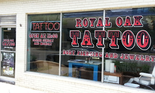 Tattoo Shop «Royal Oak Tattoo», reviews and photos, 820 S Washington Ave, Royal Oak, MI 48067, USA