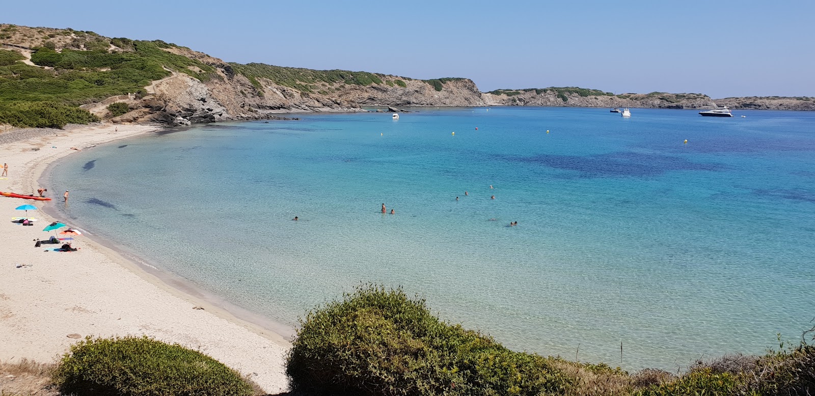 Cala Tortuga的照片 具有有点干净级别的清洁度