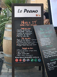 Pizzeria Le Nouveau Peano à Marseille (le menu)