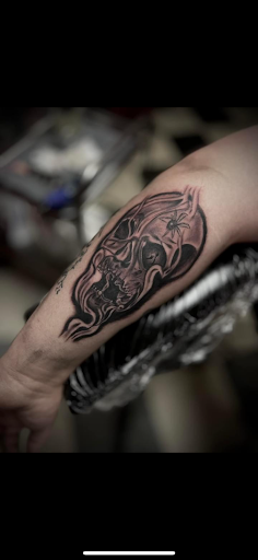 Explore japanese leg sleeve tattoo ideas, creative tattoo ideas in Demotte, available at Revelations Tattoo Parlor