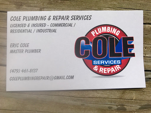 Cole Plumbing and Repair Services in Alma, Arkansas