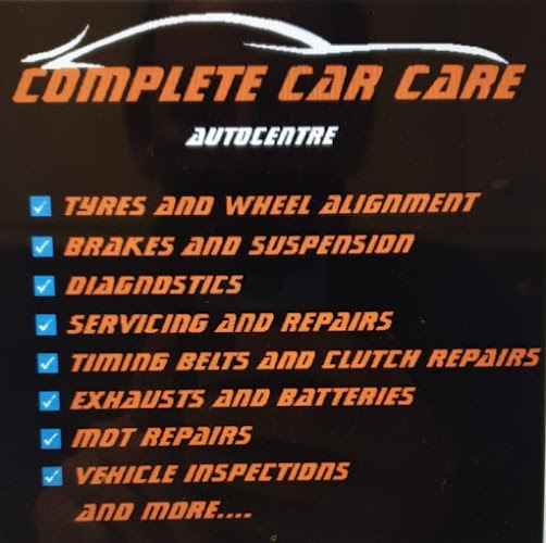 Comments and reviews of Complete Car Care Autocentre Ltd