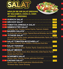 Menu / carte de Best und First à Ellingen