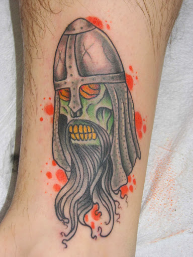 Explore medusa thigh tattoo ideas, creative tattoo ideas in Oshkosh, available at 920 Tattoo Company LLC