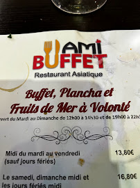 Ami Buffet à Bordeaux menu