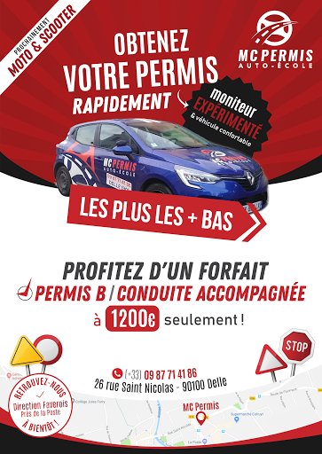Auto-École Mc'permis à Delle, Territoire de Belfort
