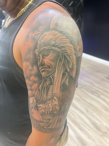 Explore horror tattoo sleeve ideas, creative tattoo ideas in Cape Coral, available at Varadero Ink Tattoos