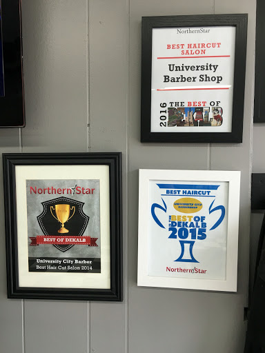 Barber Shop «University City Barber Shop», reviews and photos, 817 W Lincoln Hwy, DeKalb, IL 60115, USA
