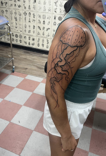 Explore thumb print tattoo ideas, creative tattoo ideas in San Marcos, available at Jerrys Tattoo Shop