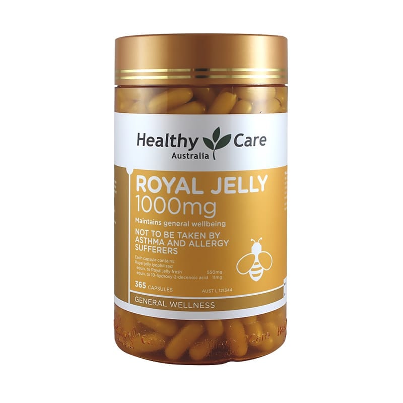 Thuốc sữa ong chúa úc Healthy Care Royal Jelly 1000mg