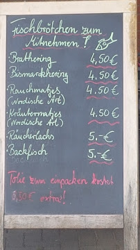 Bootshaus Binz à Binz menu