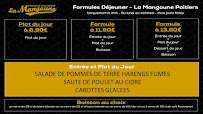 Restaurant français La Mangoune à Poitiers (le menu)