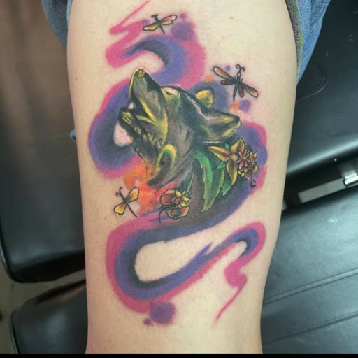 Explore lunar tattoo ideas, creative tattoo ideas in Fort Worth, available at Twisted Ink