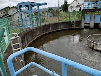 東根堰の円筒分水／マルタンク