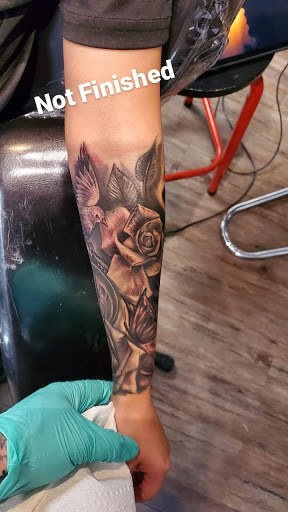 Explore electricity tattoo ideas, creative tattoo ideas in Murrieta, available at CON INK TATTOOS LLC