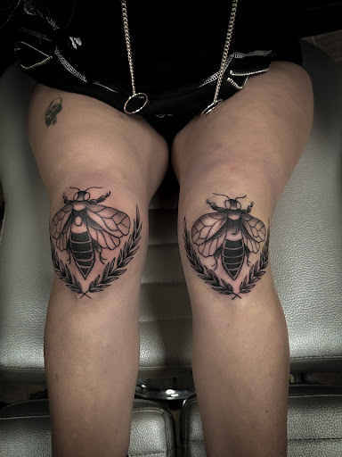 Explore ladies shoulder tattoo ideas, creative tattoo ideas in Buford, available at Wild Tribe Tattoos and Piercings