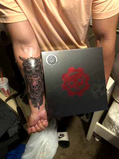 Explore footprints poem tattoo ideas, creative tattoo ideas in Harrison, available at West Hudson Tattoo