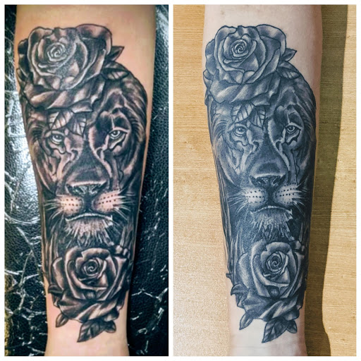 Explore calm tattoo ideas, creative tattoo ideas in Beverly Hills, available at R-N-R Custom Tattoos
