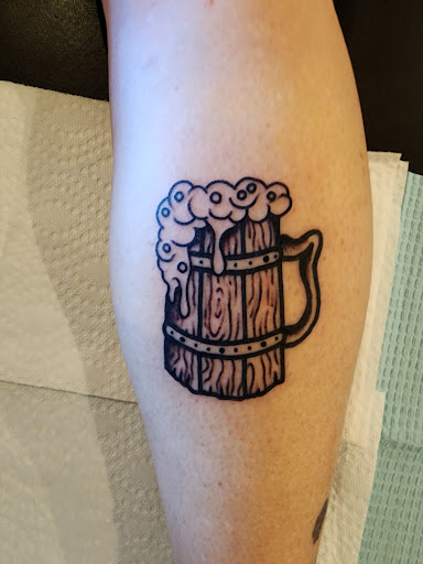 Explore thigh tattoos ideas, creative tattoo ideas in Grand Rapids, available at Plowshare Studios